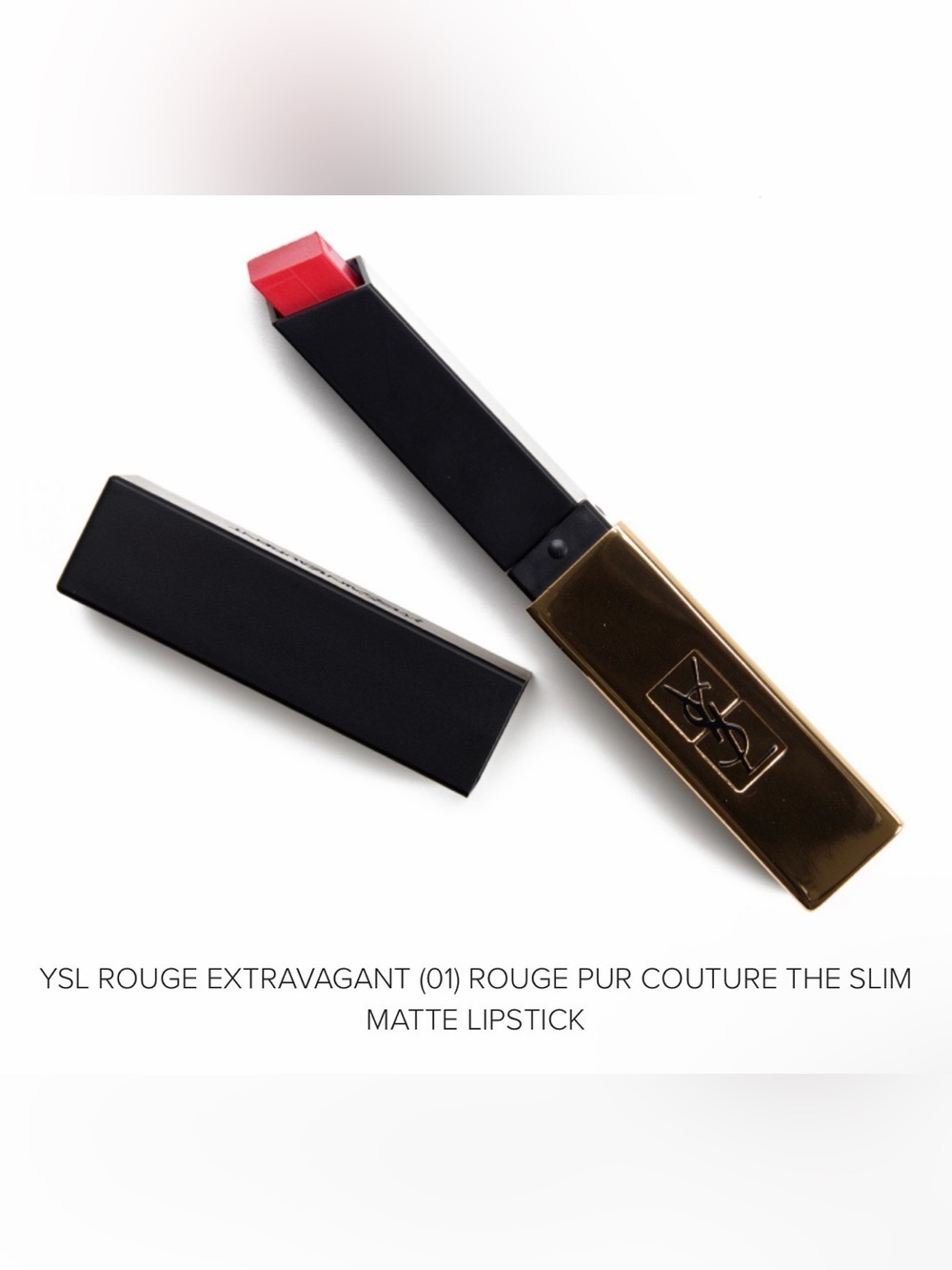 Yves Saint Laurent Rouge Pur Couture The Slim Matte 12 Rouge Extravagante BNIB